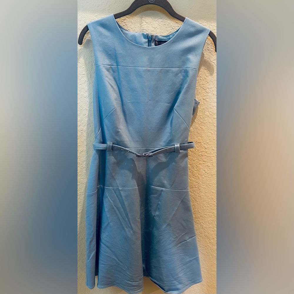 blue vince camuto dress Women's Dresses Designed with cap sleeves and a streamlined silhouette Vince Camuto NWT Cold Shoulder